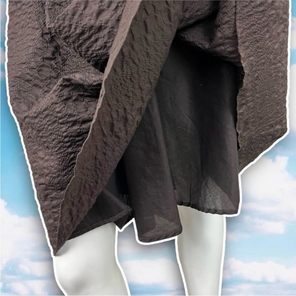 J. CREW Y2k Vintage Seersucker Crinkle Gauze Halter Midi Dress Preppy Coastal - Picture 6 of 11